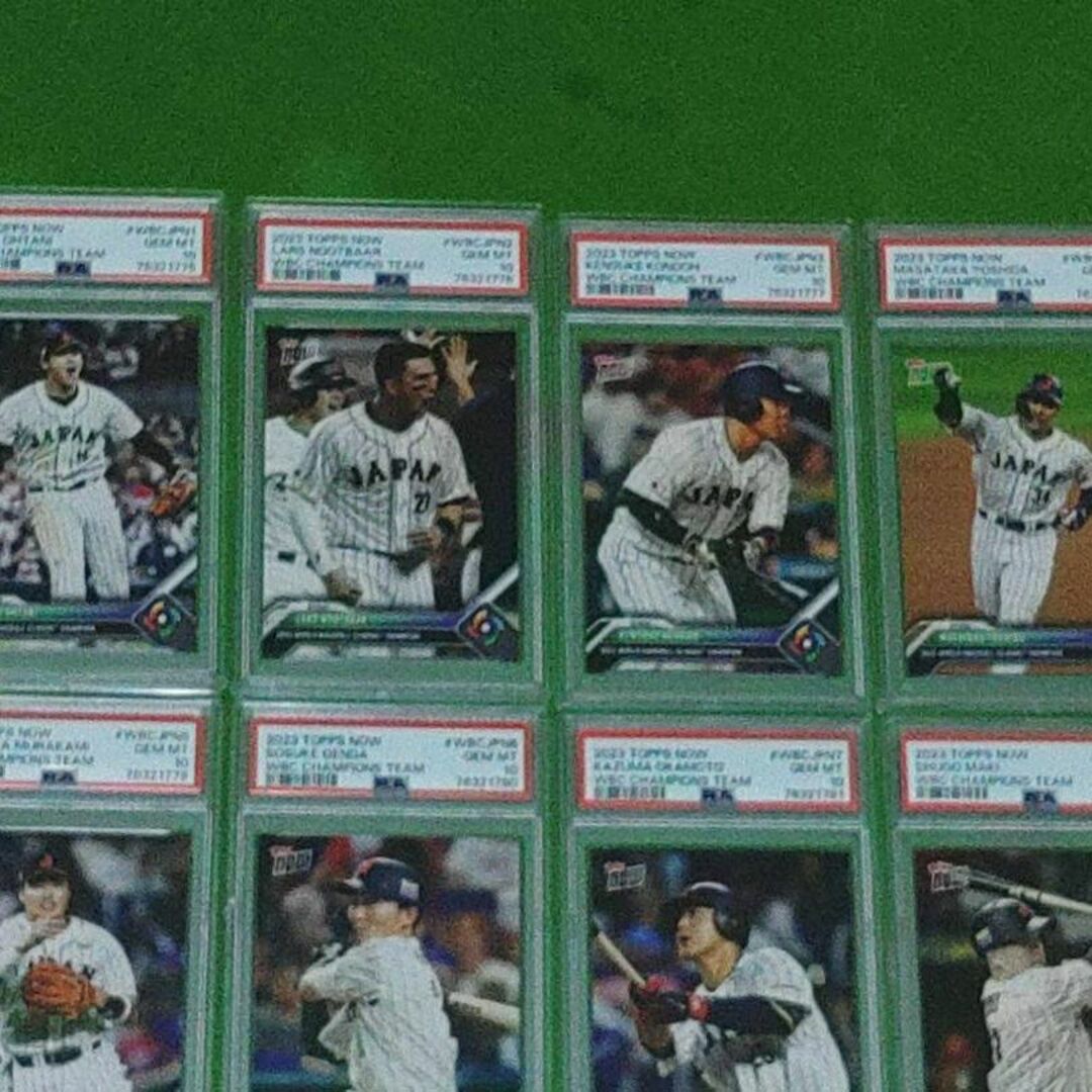 PSA10セット2023 WBC Champions TOPPS NOW 12枚 エンタメ/ホビーのトレーディングカード(シングルカード)の商品写真