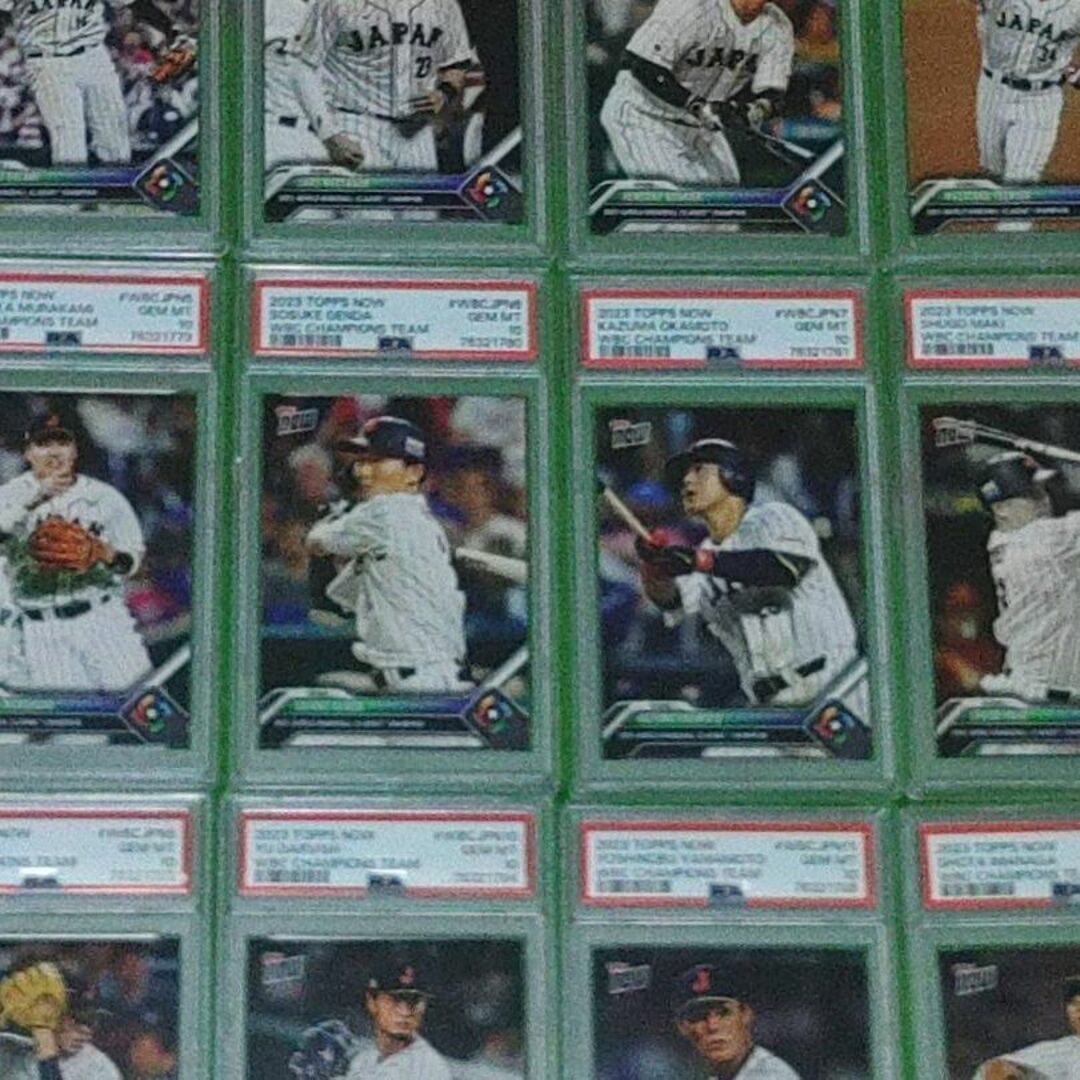 PSA10セット2023 WBC Champions TOPPS NOW 12枚 エンタメ/ホビーのトレーディングカード(シングルカード)の商品写真