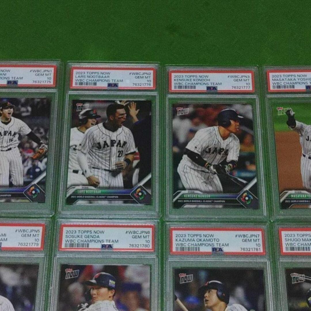 PSA10セット2023 WBC Champions TOPPS NOW 12枚 エンタメ/ホビーのトレーディングカード(シングルカード)の商品写真