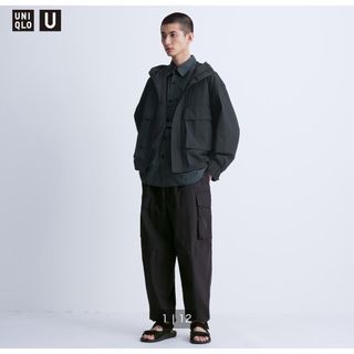 ユニクロ(UNIQLO)のUNIQLO U ワイドフィットパラシュートカーゴパンツ(ワークパンツ/カーゴパンツ)