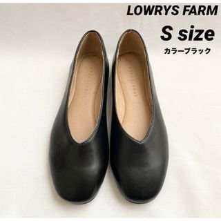 LOWRYS FARM - ローリーズファームフラットシューズパンプス黒ブラック