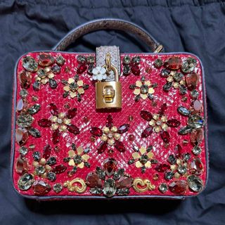 ドルチェアンドガッバーナ(DOLCE&GABBANA)の未使用 ドルチェ＆ガッバーナ正規品　限定バージョン ドルチェボックスハンドバッグ(ハンドバッグ)