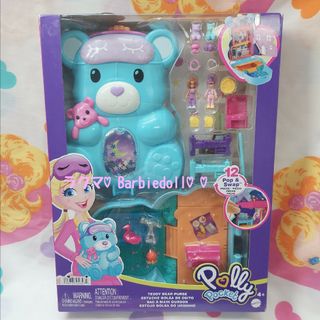 マテル(MATTEL)のポーリーポケット　Polly Pocket　くま　テディベア　ベア　日本未発売(キャラクターグッズ)