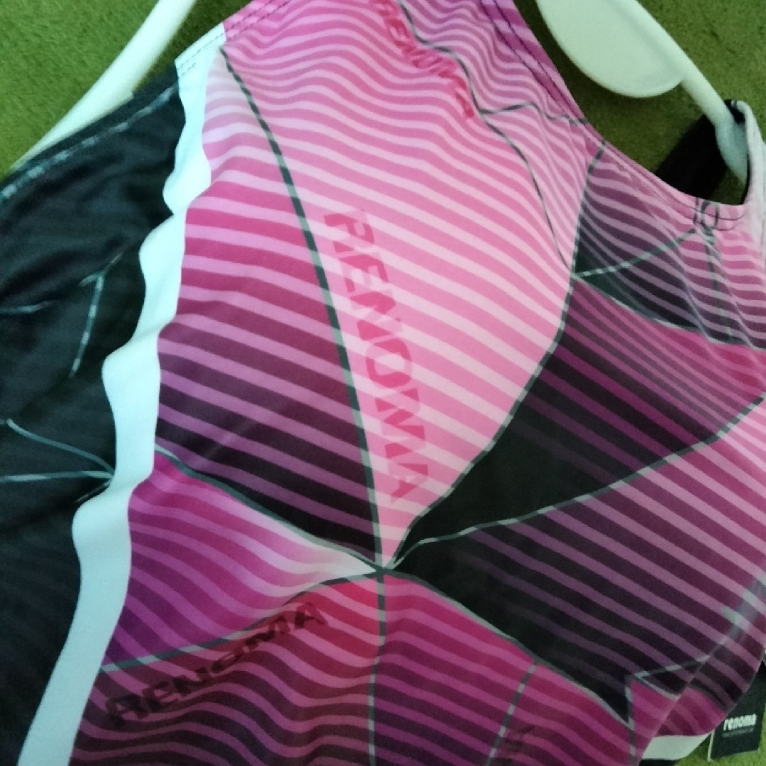 RENOMA(レノマ)の新品紙タグ付 ピンクのグラデーション renoma レノマ 競泳水着 サイズXL レディースの水着/浴衣(水着)の商品写真