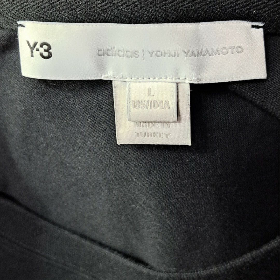 Y-3(ワイスリー)のワイスリー　ヨウジヤマモト　アディダス　長袖　カットソー　L　ブラック　黒 メンズのトップス(Tシャツ/カットソー(七分/長袖))の商品写真