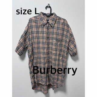 バーバリー(BURBERRY)のバーバリー　Burberry ヴィンテージ　半袖シャツ　ワイシャツ　チェック(ポロシャツ)