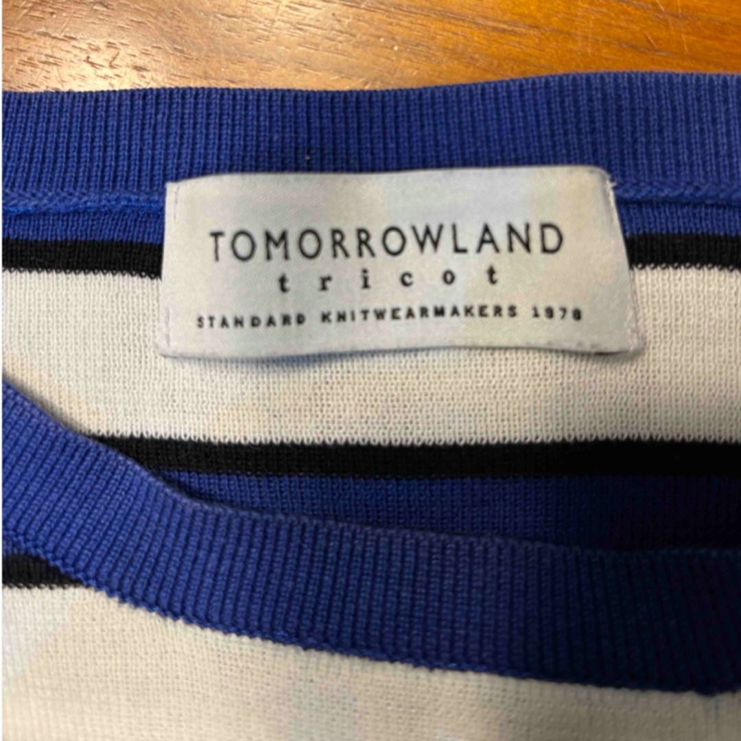 TOMORROWLAND(トゥモローランド)のトゥモローランド　ボーダー　トップス　2枚セット メンズのトップス(ニット/セーター)の商品写真