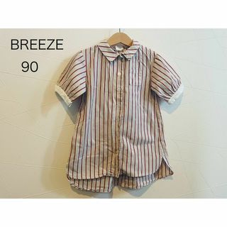 ブリーズ(BREEZE)の シャツワンピース　90　BREEZE(ワンピース)