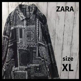 ザラ(ZARA)の【ZARA】Paisley Patterned Drape Shirt(シャツ)
