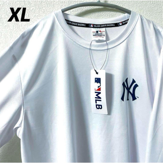 メジャーリーグベースボール(MLB)のMLB ニューヨーク・ヤンキース　 ロンＴ シャツ メッシュ　XL(Tシャツ/カットソー(七分/長袖))