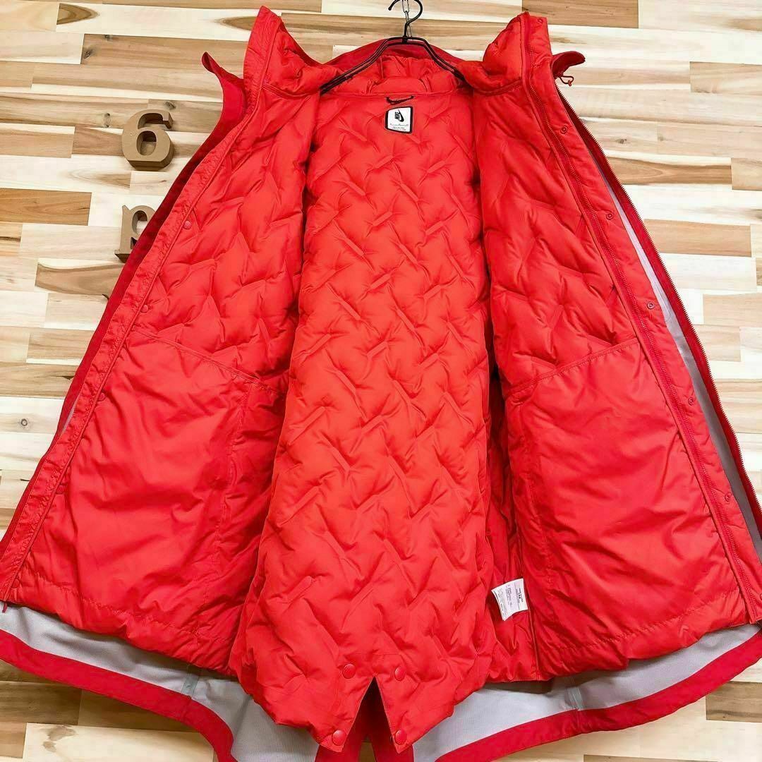 NIKE(ナイキ)の【ナイキ×アンダーカバー】3レイヤー フィッシュテール モッズコート XL 赤 メンズのジャケット/アウター(モッズコート)の商品写真