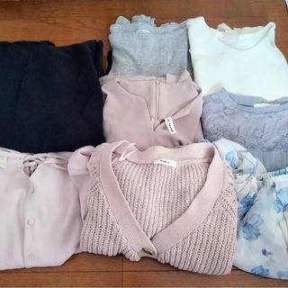 F、Lサイズ洋服セット  8着セット+おまけ5点(ロングワンピース/マキシワンピース)