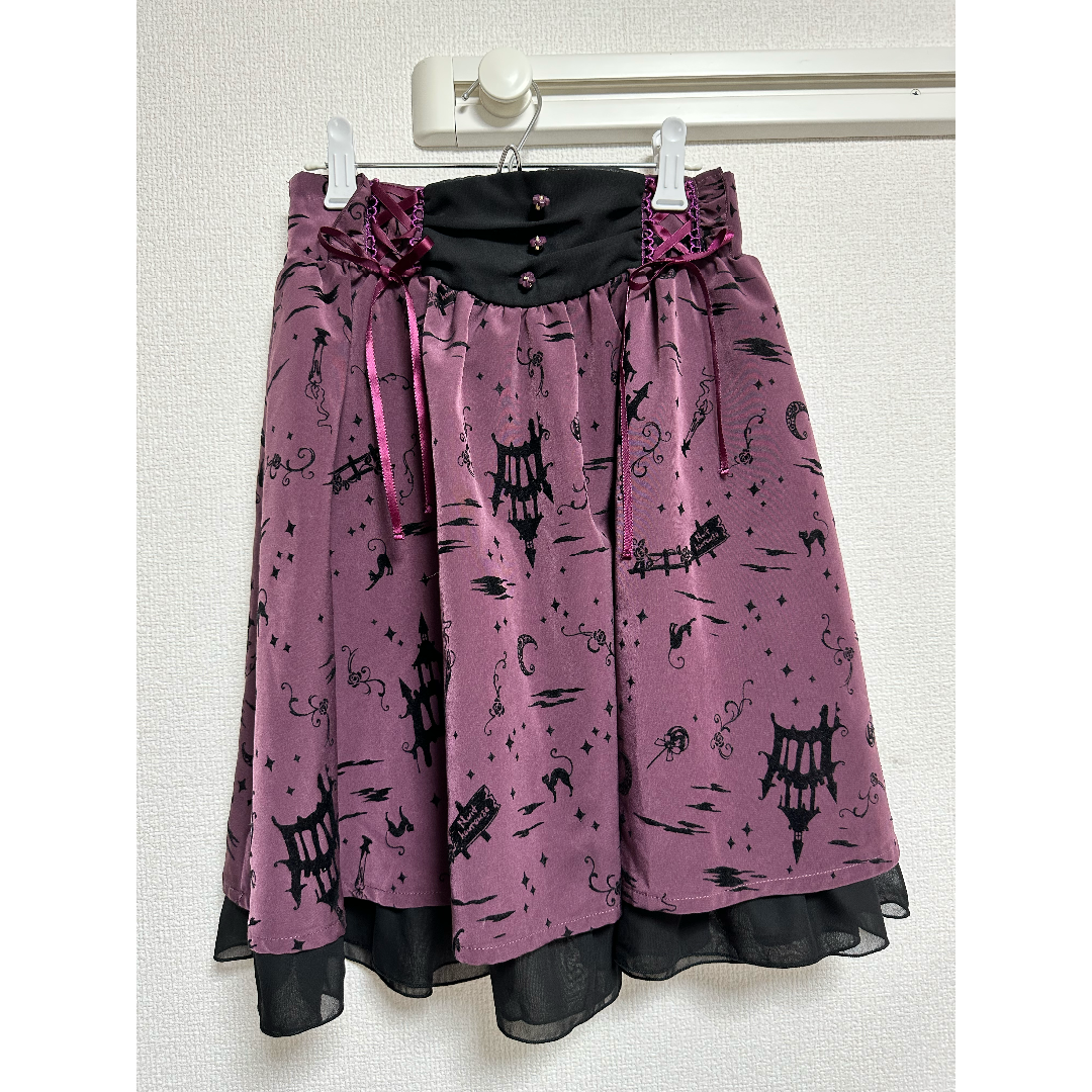 axes femme(アクシーズファム)の【CL-05】axes femme　ハロウィン風スカート レディースのスカート(ミニスカート)の商品写真