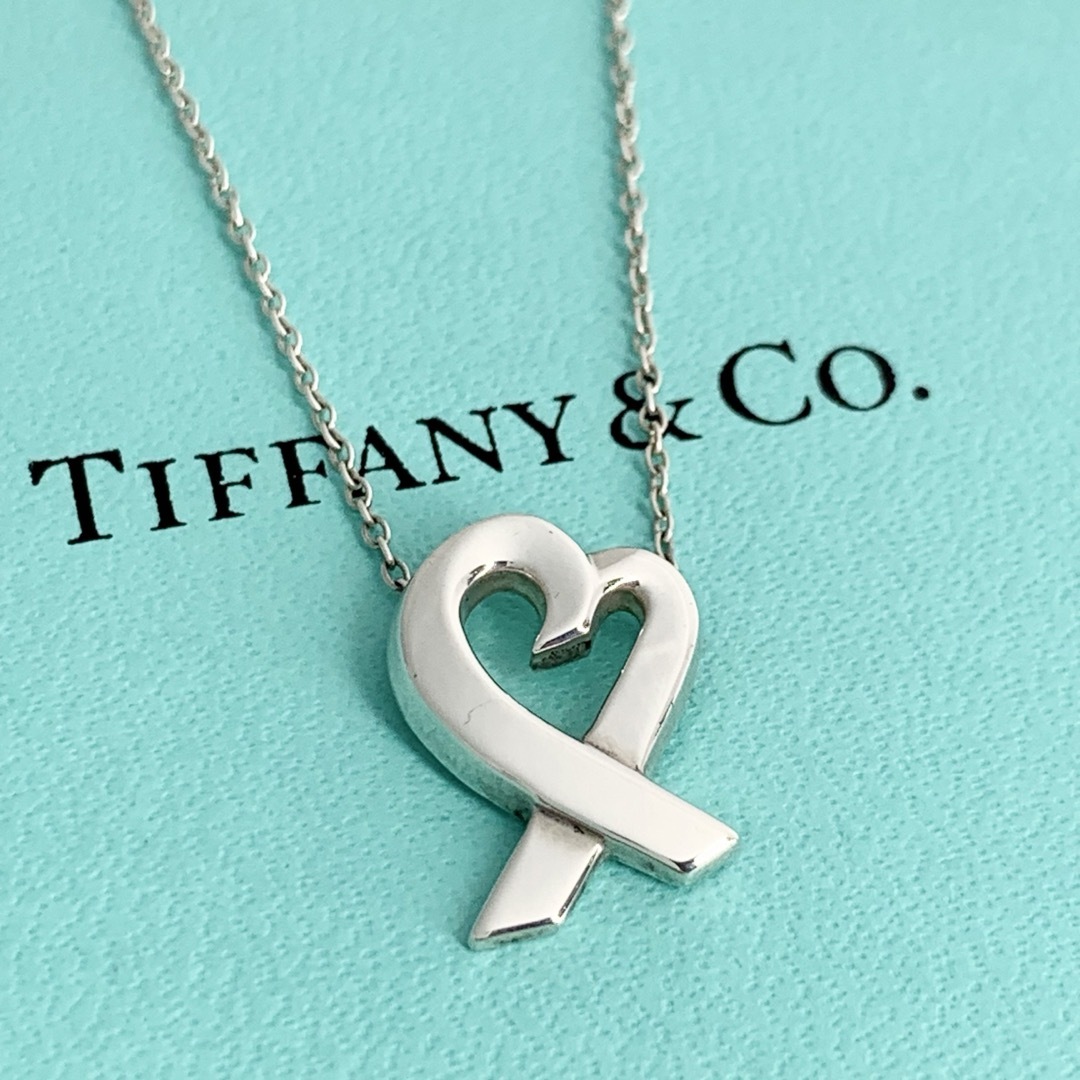 Tiffany & Co.(ティファニー)のティファニー パロマピカソ ラビングハート ネックレス シルバー cf4 レディースのアクセサリー(ネックレス)の商品写真
