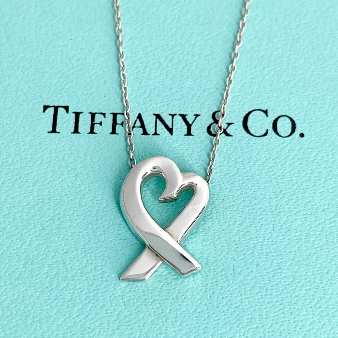 Tiffany & Co.(ティファニー)のティファニー パロマピカソ ラビングハート ネックレス シルバー cf4 レディースのアクセサリー(ネックレス)の商品写真