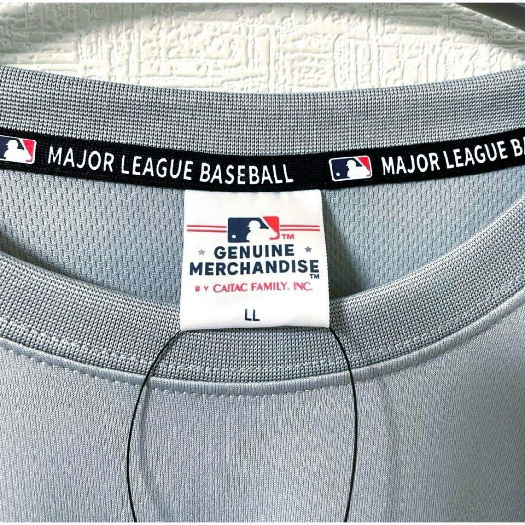 MLB(メジャーリーグベースボール)のMLB ロサンゼルス　ドジャース ロンＴ シャツ メッシュ　XL 大谷翔平 メンズのトップス(Tシャツ/カットソー(七分/長袖))の商品写真