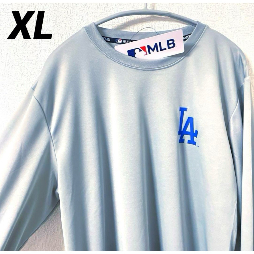 MLB(メジャーリーグベースボール)のMLB ロサンゼルス　ドジャース ロンＴ シャツ メッシュ　XL 大谷翔平 メンズのトップス(Tシャツ/カットソー(七分/長袖))の商品写真