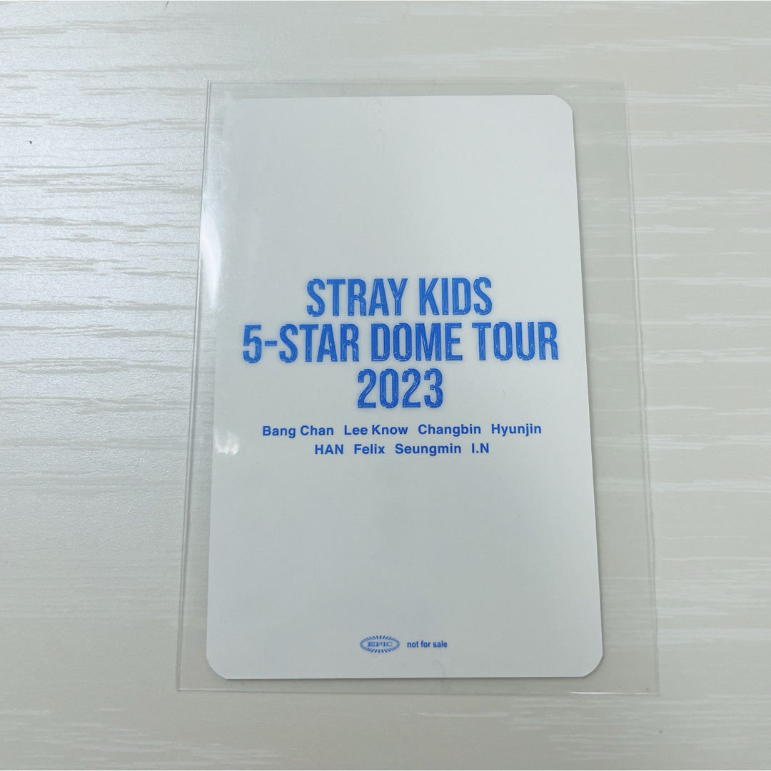 Stray Kids(ストレイキッズ)のリノ 福岡会場 限定トレカ 1日目(8/16) エンタメ/ホビーのCD(K-POP/アジア)の商品写真