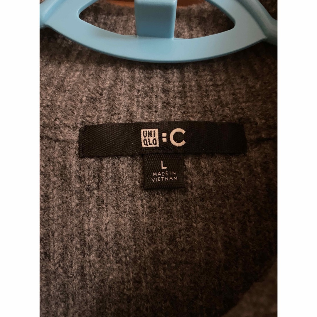 UNIQLO(ユニクロ)のユニクロc プレミアムラムハーフジップセーター　06 gray グレー　ニット レディースのトップス(ニット/セーター)の商品写真