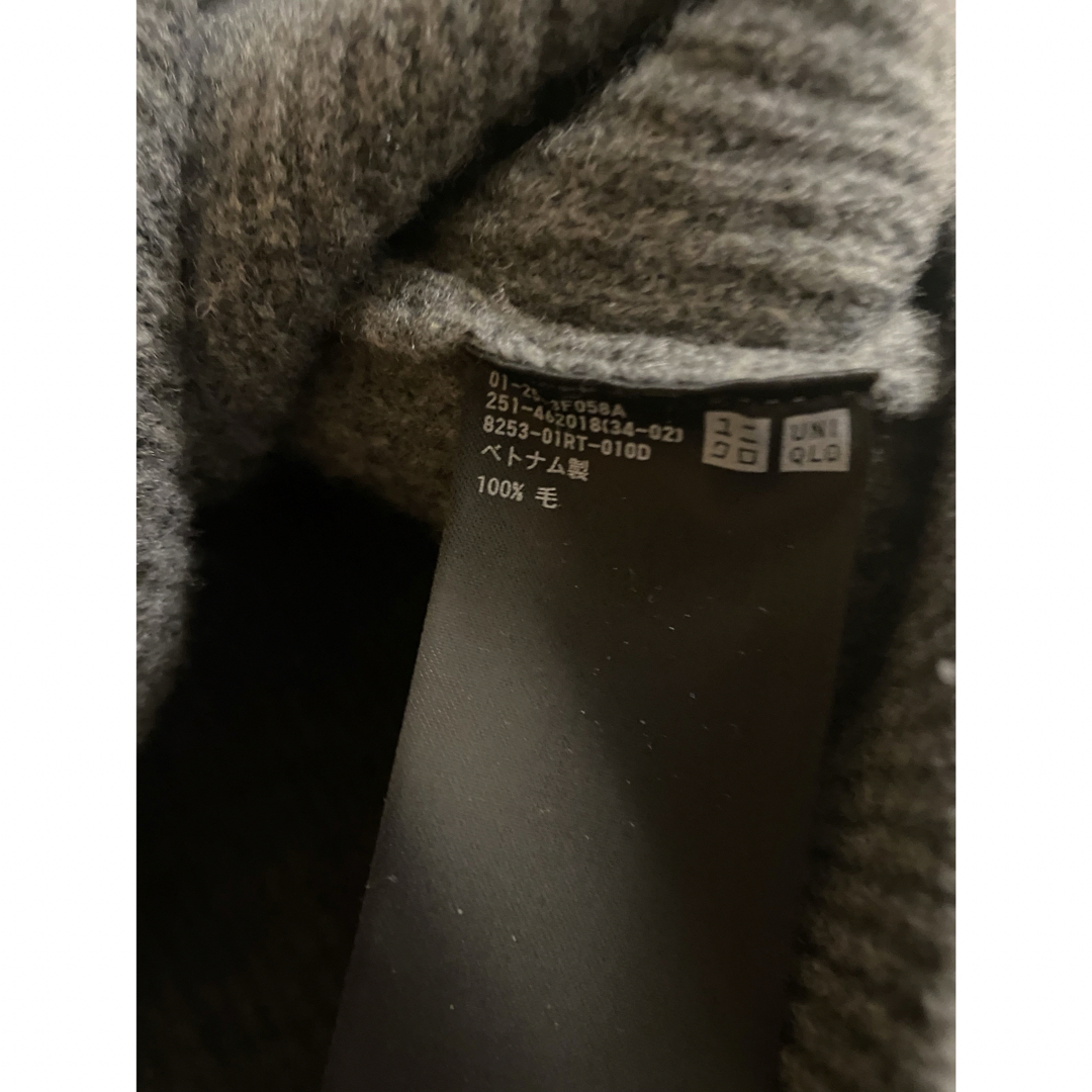 UNIQLO(ユニクロ)のユニクロc プレミアムラムハーフジップセーター　06 gray グレー　ニット レディースのトップス(ニット/セーター)の商品写真