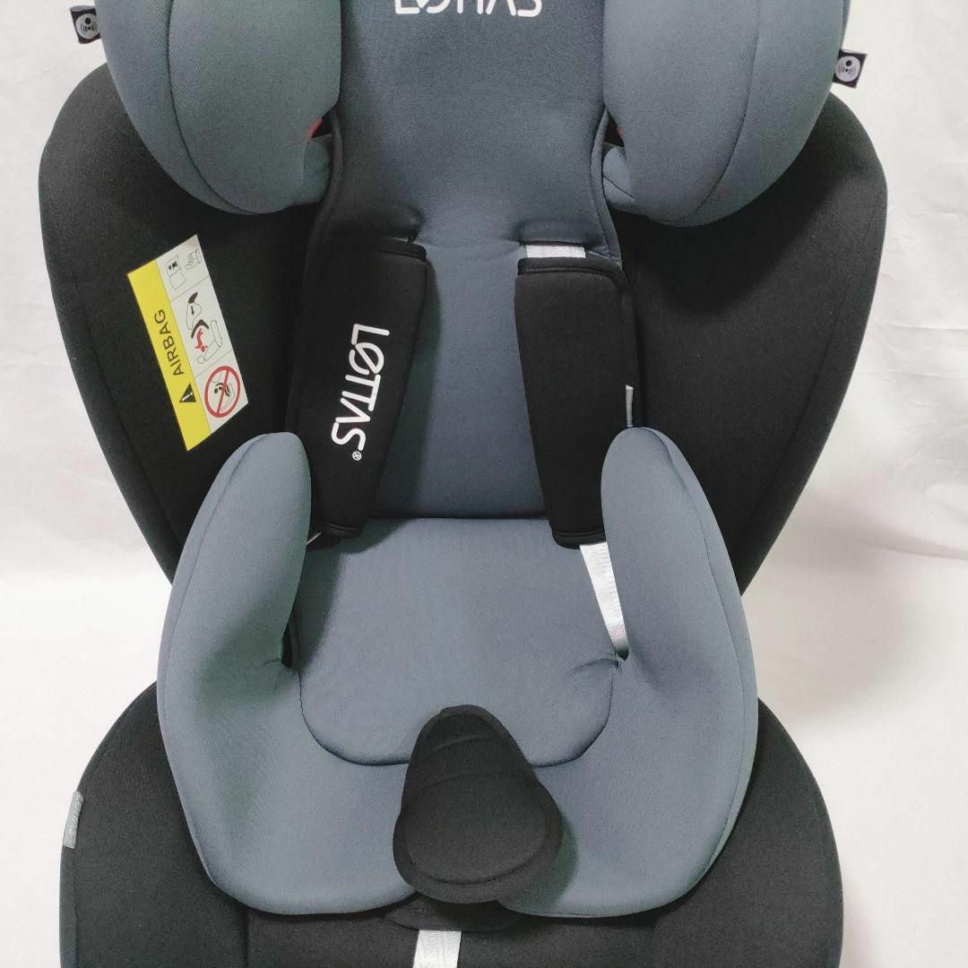 美品　レッタス　LETTAS　チャイルドシート　360° 回転式　ISOFIX キッズ/ベビー/マタニティの外出/移動用品(自動車用チャイルドシート本体)の商品写真