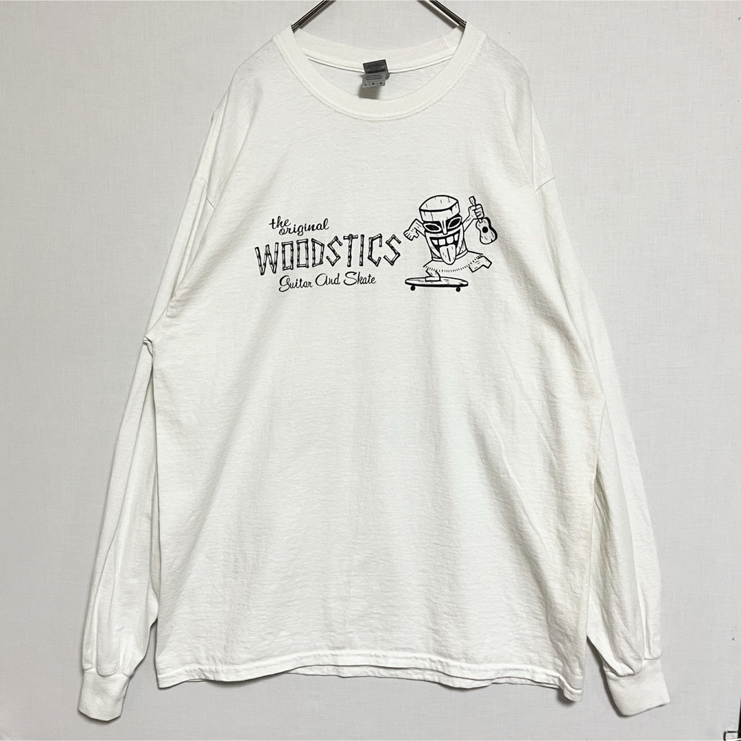 GILDAN(ギルタン)のGILDAN woodstics 長袖Tシャツ Lサイズ レア 入手困難品 メンズのトップス(Tシャツ/カットソー(七分/長袖))の商品写真