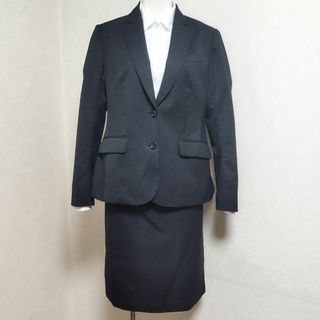 スーツカンパニー(THE SUIT COMPANY)の15号　大きいサイズ　スーツセレクト　黒セットアップスーツ　入学式　就活スーツ(スーツ)