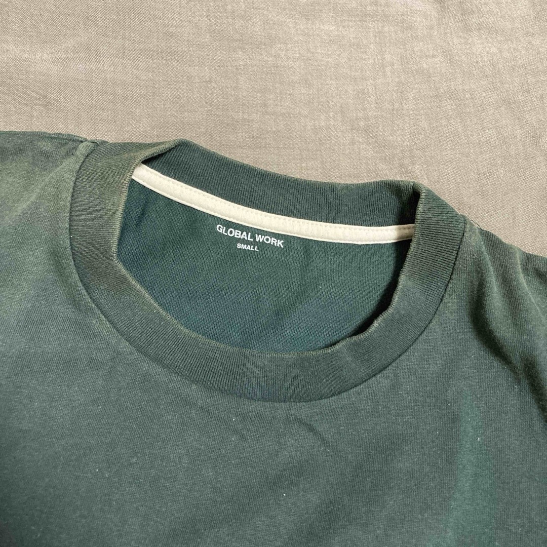 GLOBAL WORK(グローバルワーク)のグローバルワーク　Tシャツ　メンズ　グリーン メンズのトップス(Tシャツ/カットソー(半袖/袖なし))の商品写真