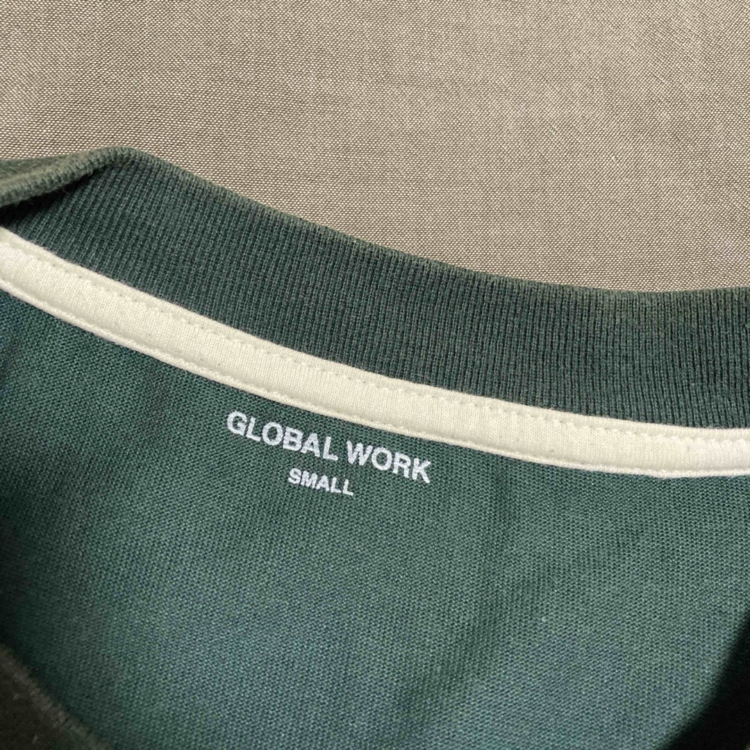 GLOBAL WORK(グローバルワーク)のグローバルワーク　Tシャツ　メンズ　グリーン メンズのトップス(Tシャツ/カットソー(半袖/袖なし))の商品写真