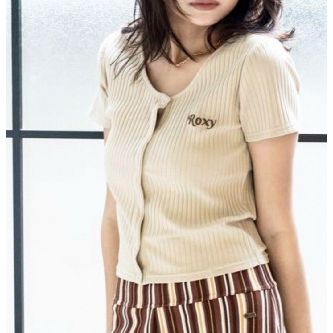 Roxy(ロキシー)のNOT LOSE Tシャツ ベージュ レディースのトップス(Tシャツ(半袖/袖なし))の商品写真