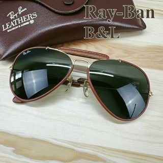 レイバン(Ray-Ban)のレイバン サングラス ボシュロム ティアドロップ アウトドアーズマン レザー(サングラス/メガネ)