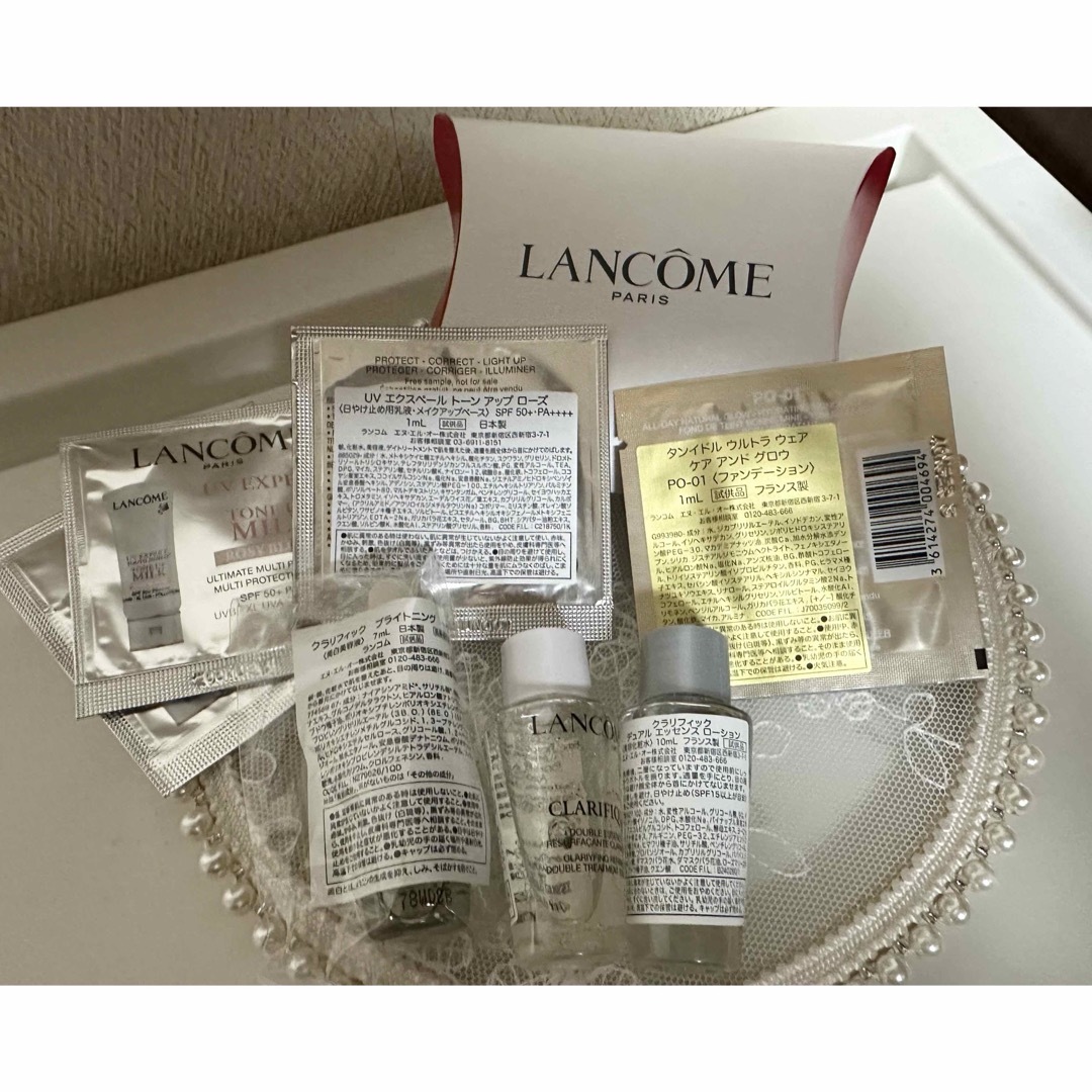 LANCOME(ランコム)のjojo様専用❤️ランコムファンデーションローション２日焼け止め３美容液サンプル コスメ/美容のキット/セット(サンプル/トライアルキット)の商品写真