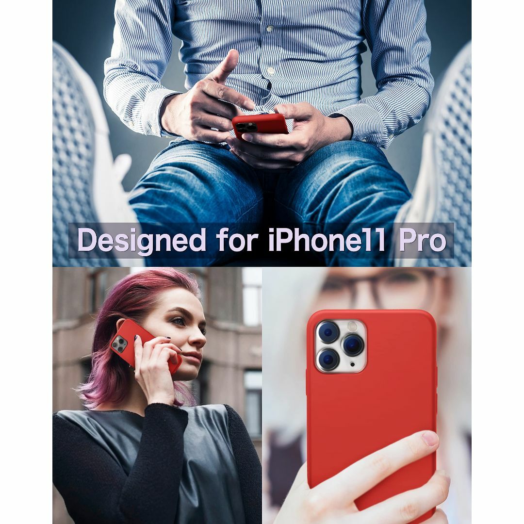 【色: レッド RED】STRUCTURE iPhone 11 Pro ケース  スマホ/家電/カメラのスマホアクセサリー(その他)の商品写真
