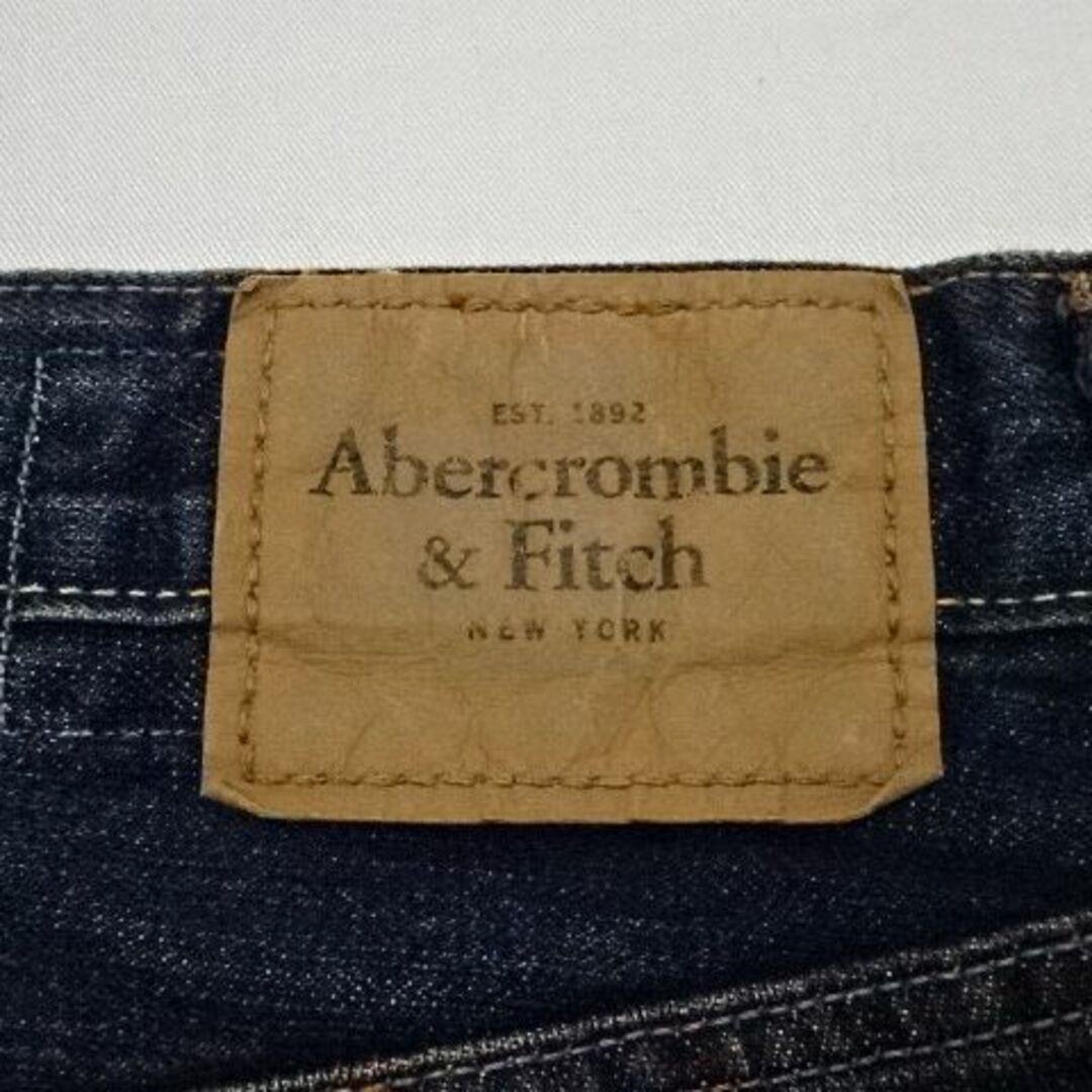 Abercrombie&Fitch(アバクロンビーアンドフィッチ)のアバクロンビー＆フィッチ☆濃紺ローライズスキニー☆30☆ウェスト約84cm メンズのパンツ(デニム/ジーンズ)の商品写真