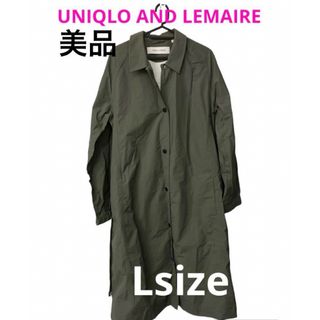 UNIQLO - 美品　UNIQLOANDLEMAIRE レインコート　カーキ　ユニクロ Aライン