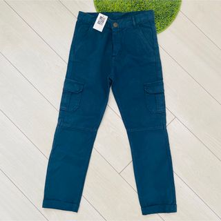 コドモビームス(こどもビームス)の新品 BONTON 8A ボントン ブルー カーゴパンツ 定価15950円(パンツ/スパッツ)