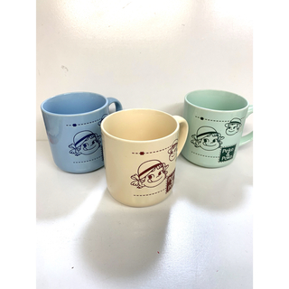 ペコちゃん　マグカップ  ［3色セット］familyclub　陶器品