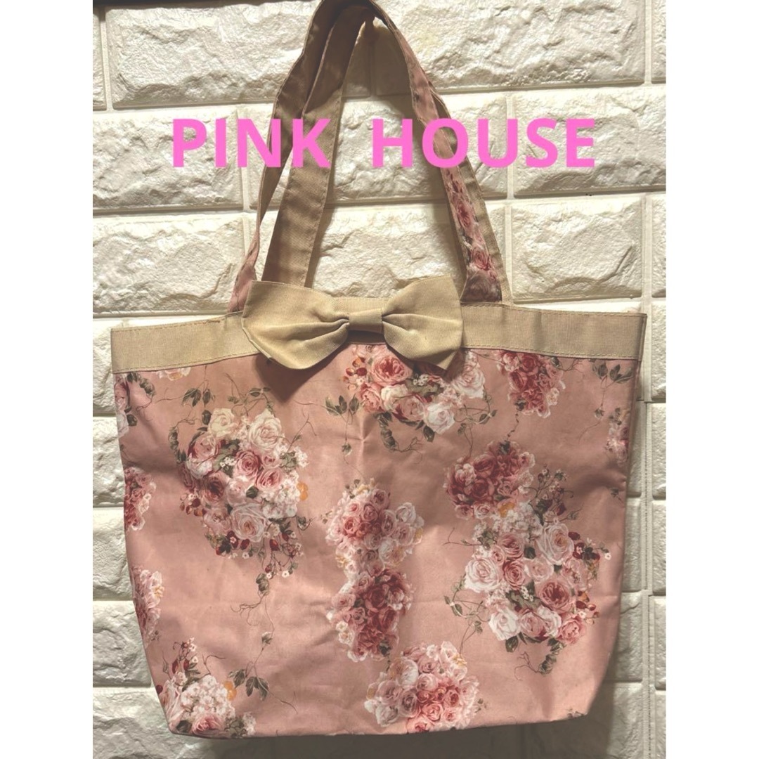 PINK HOUSE(ピンクハウス)のPINK  HOUSE♡トートバッグ レディースのバッグ(トートバッグ)の商品写真