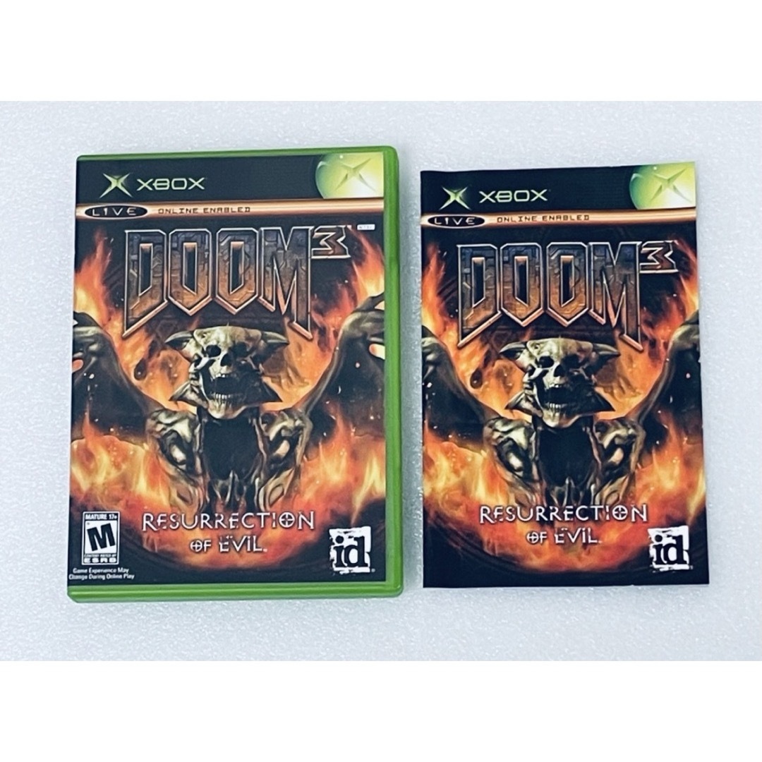 Xbox(エックスボックス)の(北米版) DOOM 3 : RESURRECTION OF EVIL [XB] エンタメ/ホビーのゲームソフト/ゲーム機本体(家庭用ゲームソフト)の商品写真