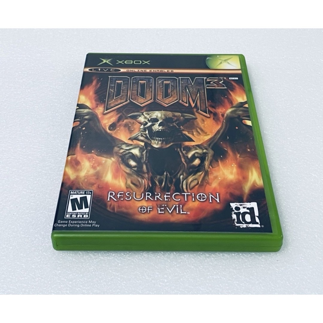 Xbox(エックスボックス)の(北米版) DOOM 3 : RESURRECTION OF EVIL [XB] エンタメ/ホビーのゲームソフト/ゲーム機本体(家庭用ゲームソフト)の商品写真