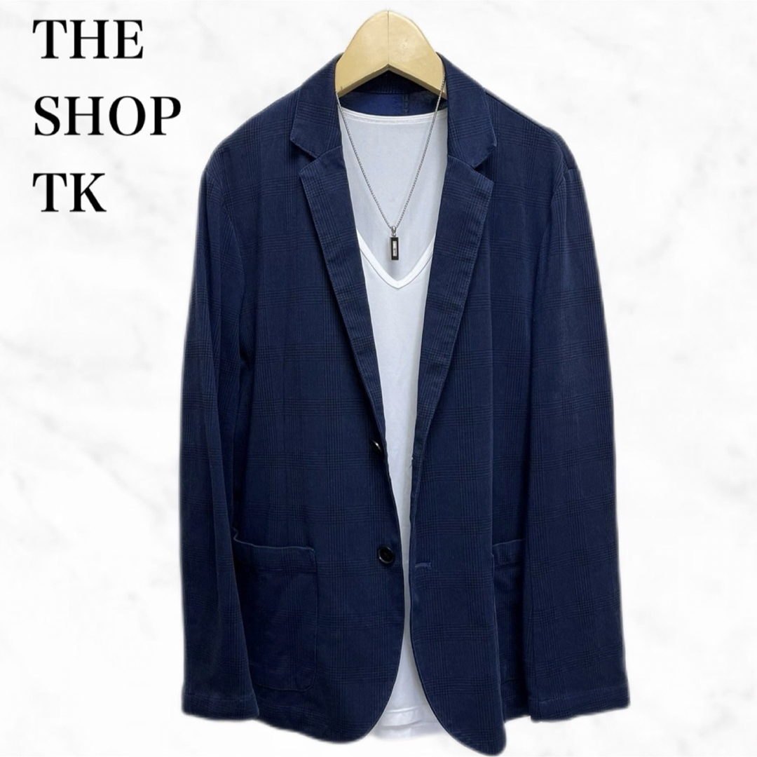 THE SHOP TK(ザショップティーケー)のTHE SHOP TK テーラードジャケット　紺色　ネイビー メンズのジャケット/アウター(テーラードジャケット)の商品写真