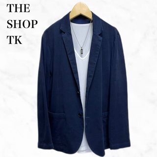 ザショップティーケー(THE SHOP TK)のTHE SHOP TK テーラードジャケット　紺色　ネイビー(テーラードジャケット)