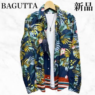 バグッタ(BAGUTTA)のBAGUTTA 総柄シャツ　長袖シャツ　アロハシャツ　花柄シャツ(シャツ)