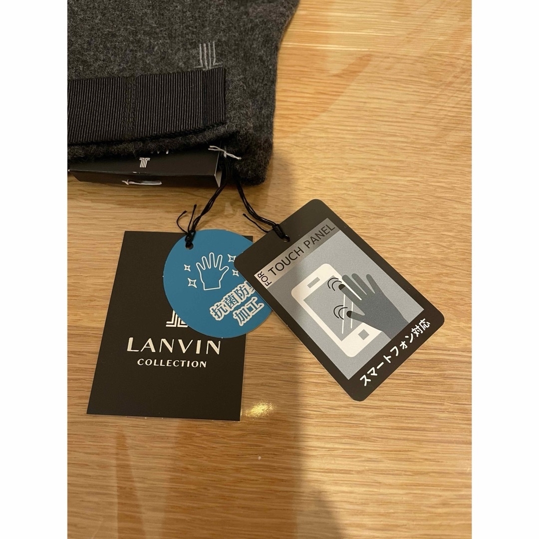 LANVIN COLLECTION(ランバンコレクション)の新品✨ランバン　コレクション☆グレー手袋 レディースのファッション小物(手袋)の商品写真