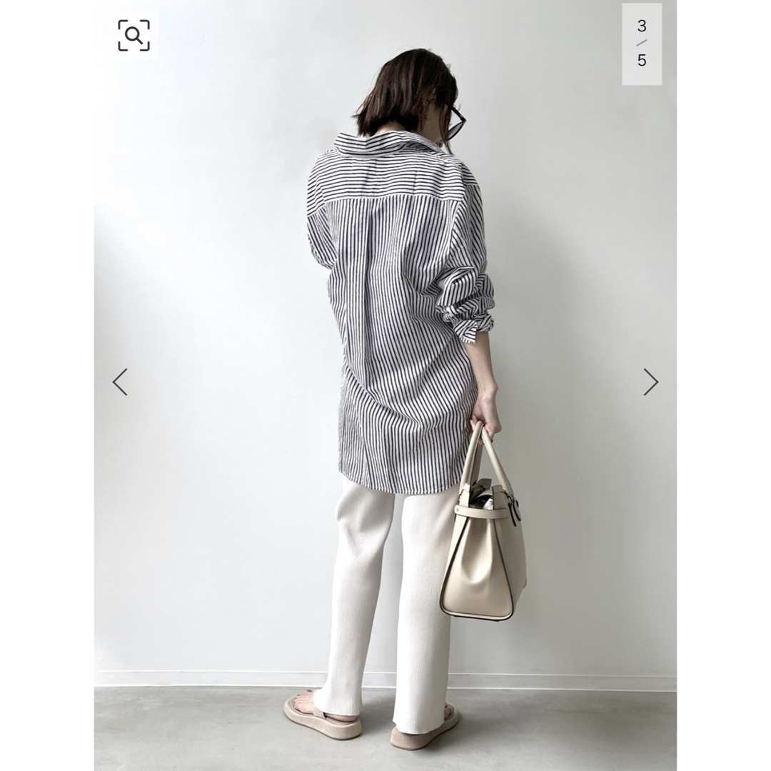 L'Appartement DEUXIEME CLASSE(アパルトモンドゥーズィエムクラス)のL'Appartement  Rib Knit Pants レディースのパンツ(カジュアルパンツ)の商品写真