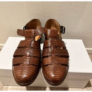 F.LLI Giacometti GURKHA SANDAL イグアナ　リザード(サンダル)