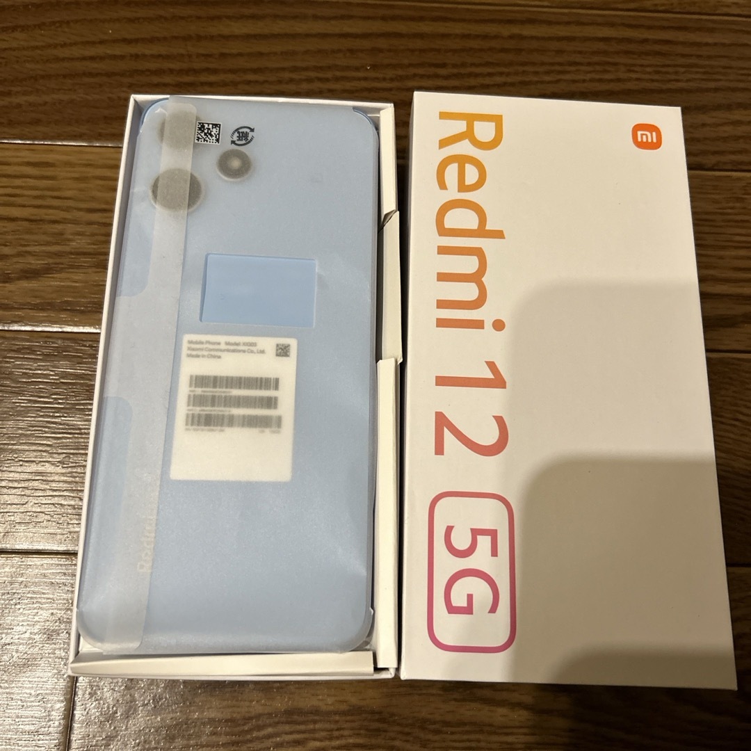 Xiaomi(シャオミ)のXiaomi Redmi 12 5G XIG03 スカイブルー スマホ/家電/カメラのスマートフォン/携帯電話(スマートフォン本体)の商品写真