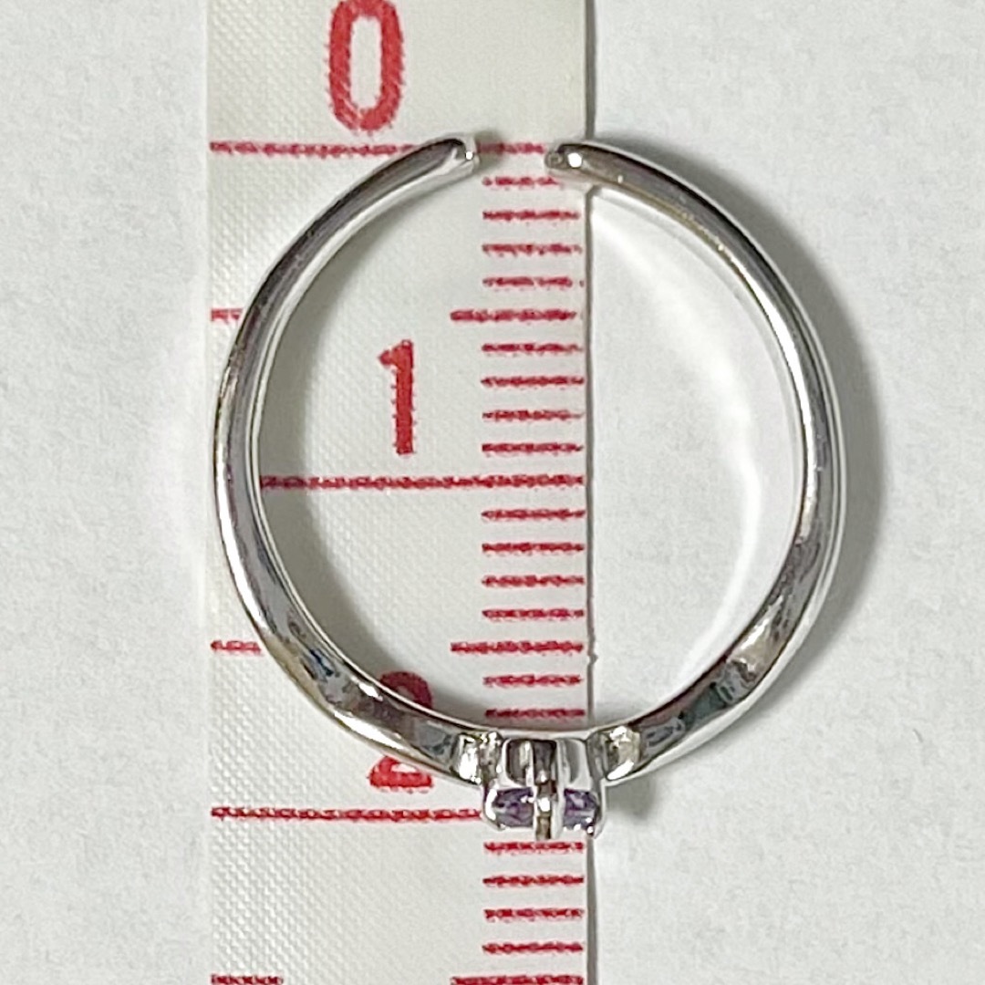 リング 指輪 紫色 ストーン 星座 夜空 フリーサイズ レディースのアクセサリー(リング(指輪))の商品写真