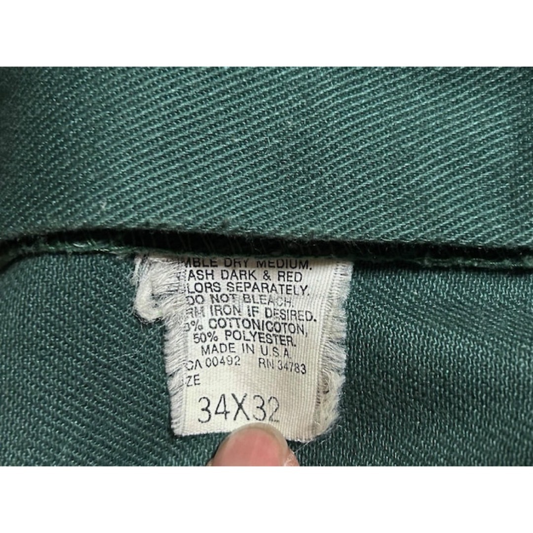 Lee(リー)のUSA製 80s Lee リー 200 カラーパンツ コットンツイル グリーン メンズのパンツ(デニム/ジーンズ)の商品写真
