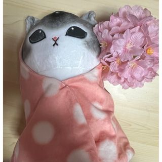 モフサンド(mofusand)のmofusand 包まれにゃんこBIGぬいぐるみ(キャラクターグッズ)